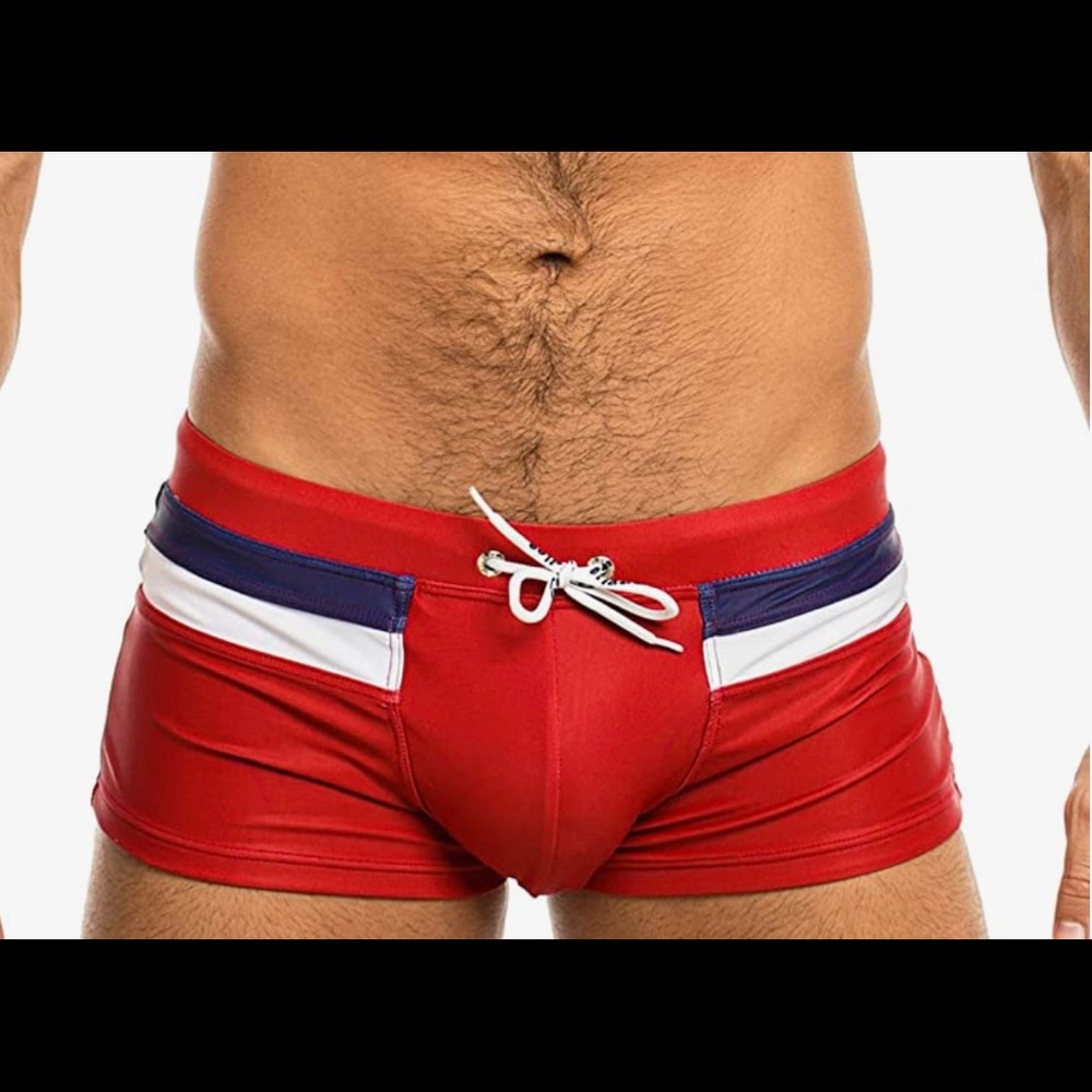 Taddlee Sexy Swimwear Men's Swim Boxer Briefs Square Cut Bathing Suits